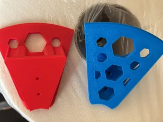 Wall mounted helmet holder