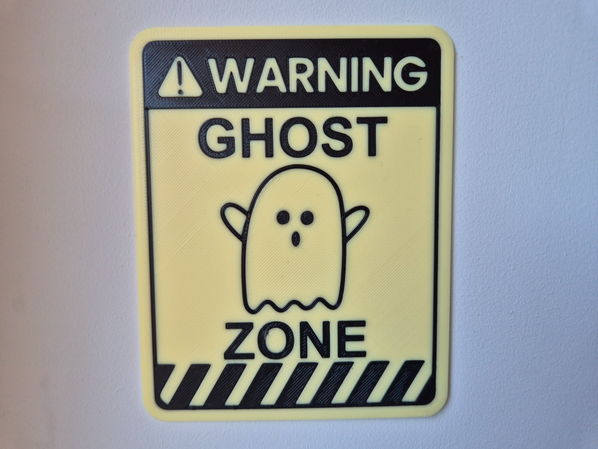 Warning Ghost Zone Sign