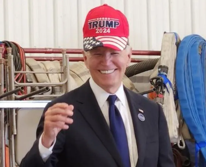 biden trump hat