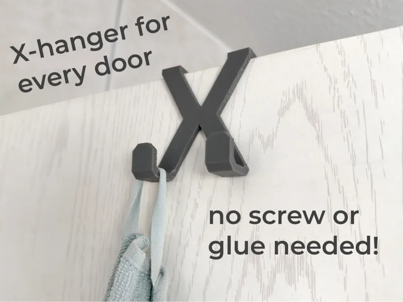 Door-hanger -no glue or screws