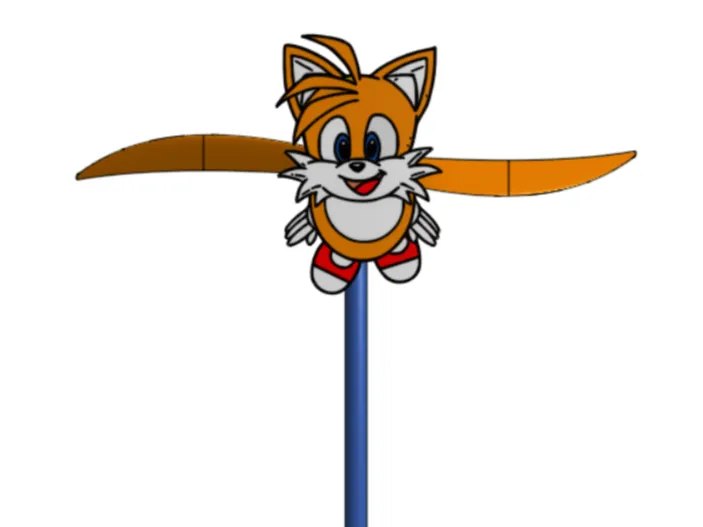 Miles "Tails" Prower Wind Spinner Toy