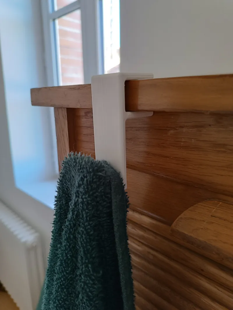 Parametric hook for towels or other items