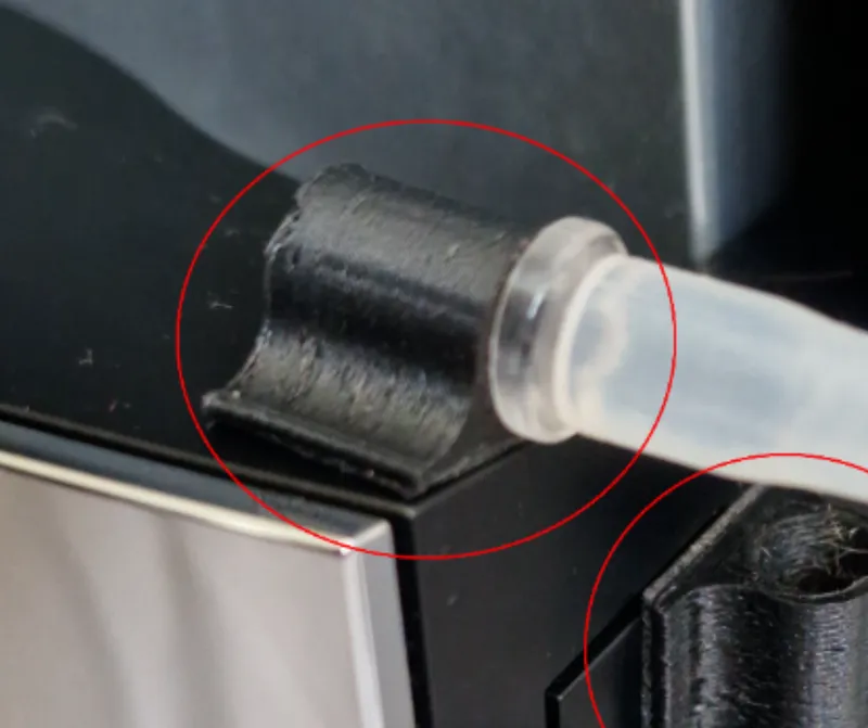 Jura milk pipe holder