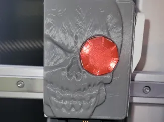 Spinning extruder jewel