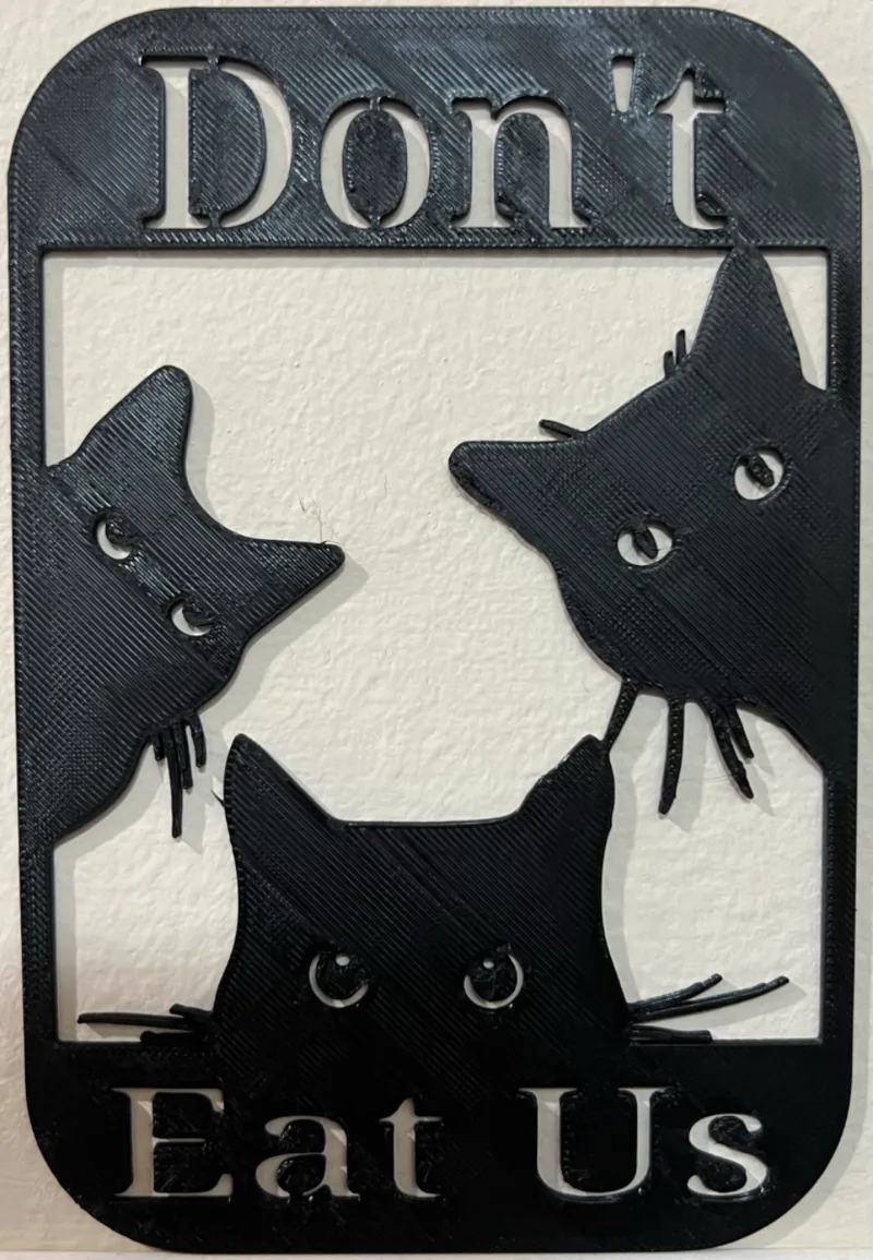 Don't eat us