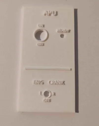 F/A-18 APU PANEL