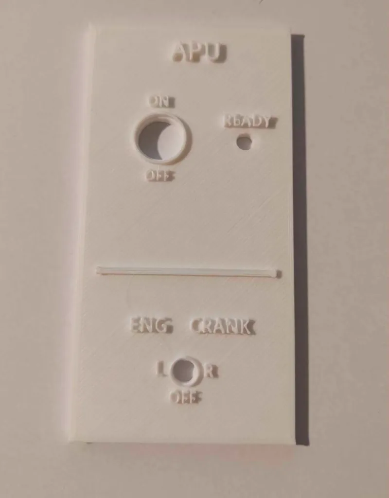 F/A-18 APU PANEL