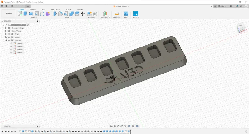 Orthodontic bracket holder