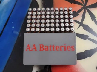 AA Battery Storage Box