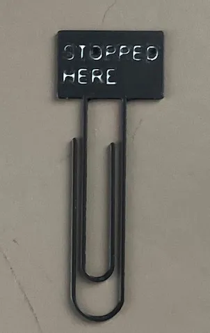 Paperclip bookmark