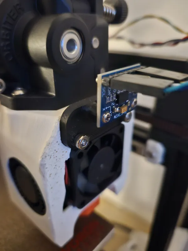 Voron v02 ADXL input shaper adapter