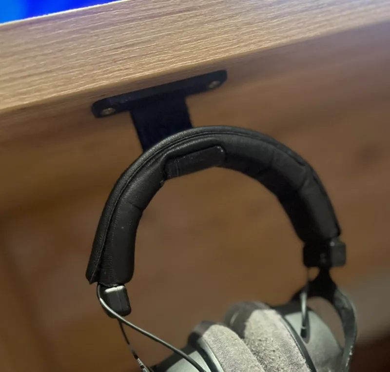 Under Desk Headphone Holder