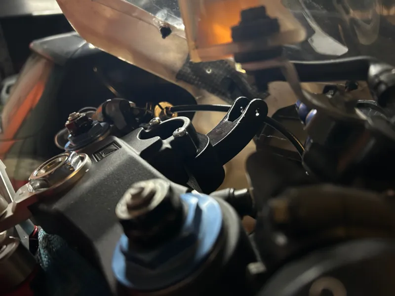 Gopro mount for trackbike Honda CBR954 