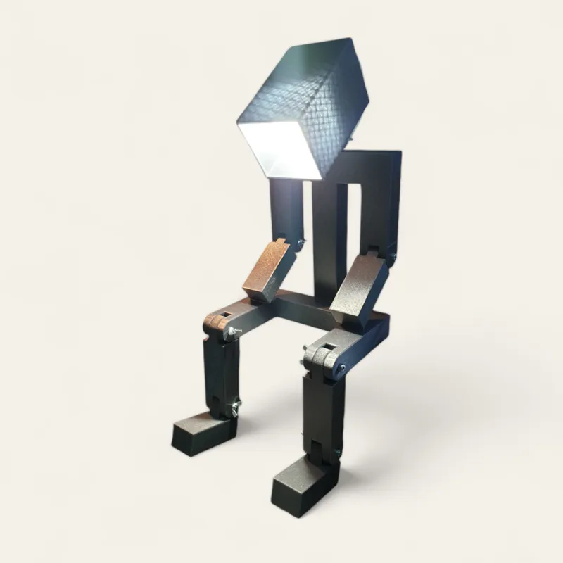 Adjustable Posable Stick Robot Lamp