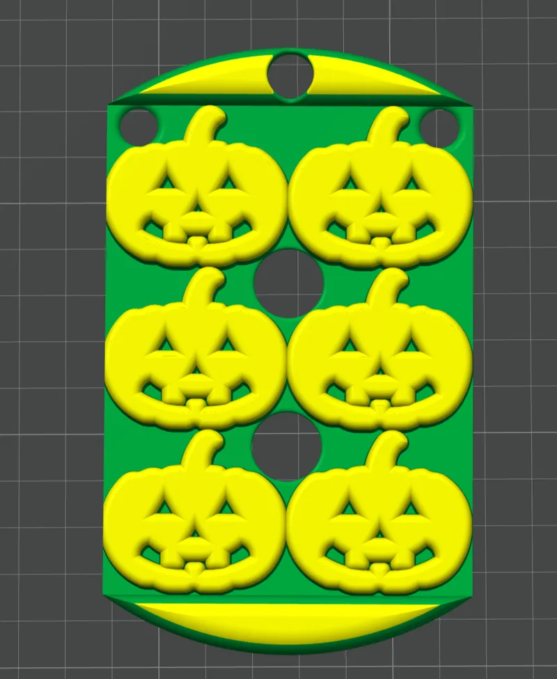 Pumpkin ice / jelly mold for Halloween