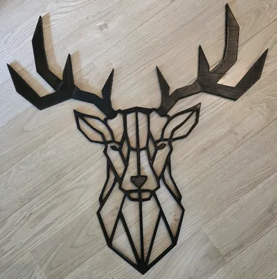 Deer Wall Art, 65x67 cm / 8 parts