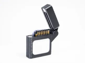 Dual Label SD Card Case - Zippo Style