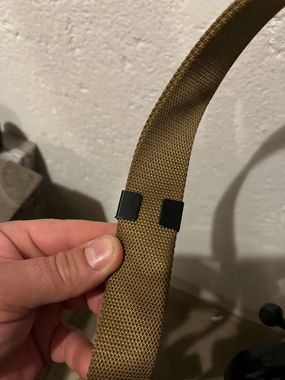 Airsoft, BB gun, Air gun, Rifle strap clip 31x5 mm by Ainon3Dprint