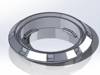 Grille support for rear tweeter, 306 Cabriolet