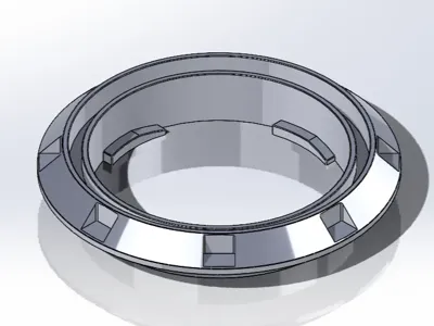 Grille support for rear tweeter, 306 Cabriolet