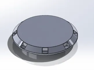Cover for rear tweeter, 306 Cabriolet/Roadster