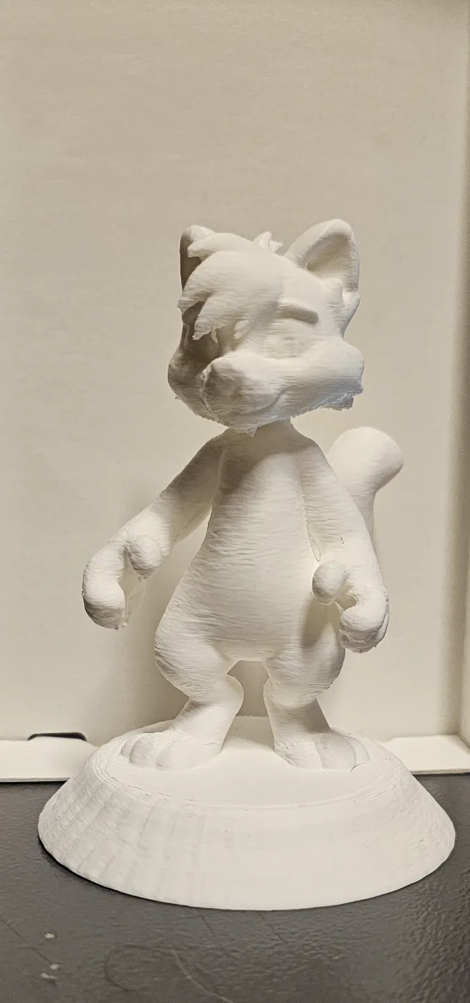 Figurine raton laveur à peindre