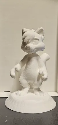 Figurine raton laveur à peindre — photo 1
