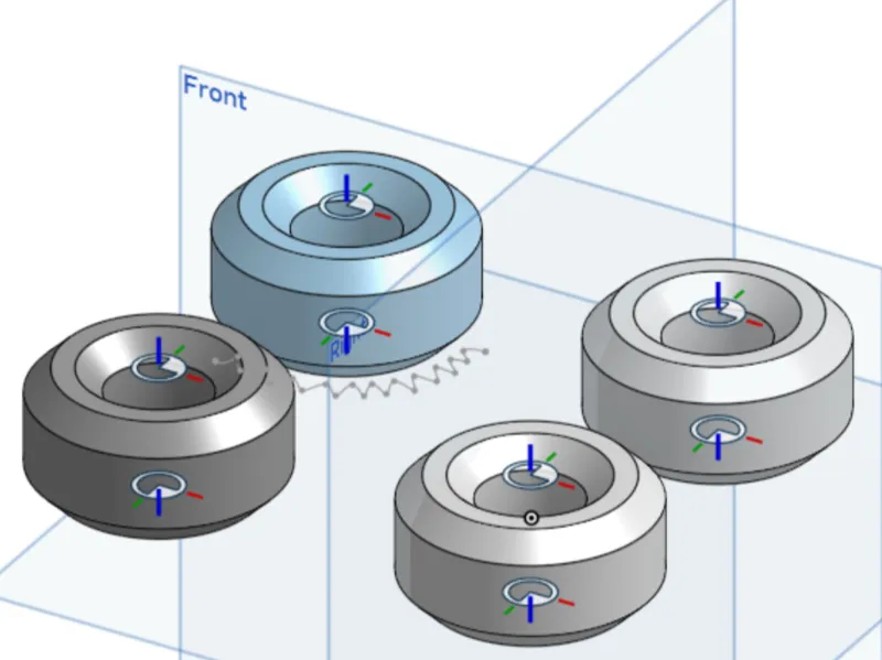 Set of 4 wheels