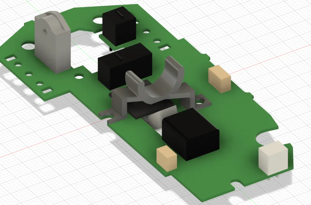 g305 internal usb AAA battery bracket by Ernie Ball MakerWorld
