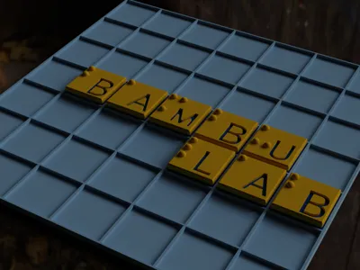 Universal Scrabble Set ( Braille Encoded )