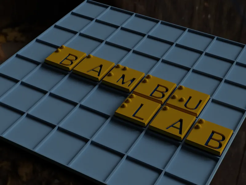 Universal Scrabble Set ( Braille Encoded )