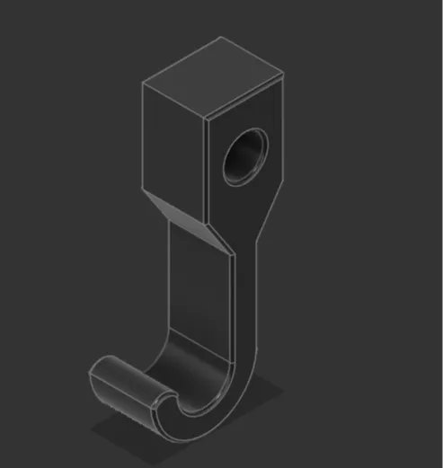 Flag pole holder(boat) with pin