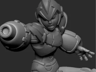 Megaman X Posed Figurine