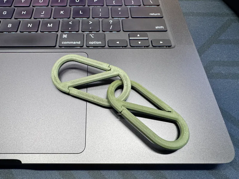 Another Simple Carabiner - 60x30mm - Quick Print