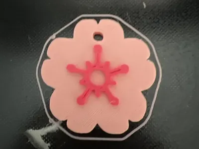 Sakura Keychain