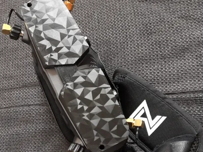 walksnail goggle x quad  patch antenna mod