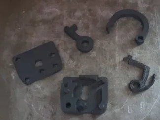 Lock with working mechanism.