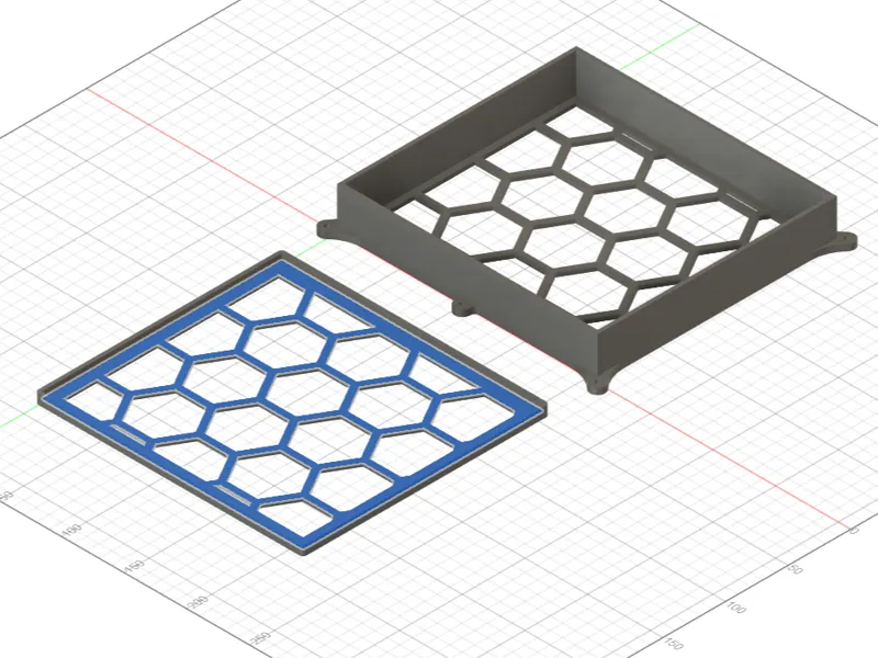 Basket (half-size) for Airbrush Spray Booth Filter