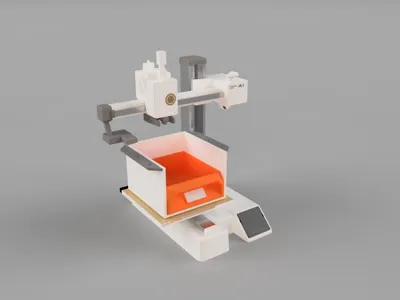 Hidden Drawer for A1 Mini 