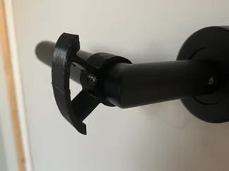 Strong door stopper for a 18-19 mm doorhandle