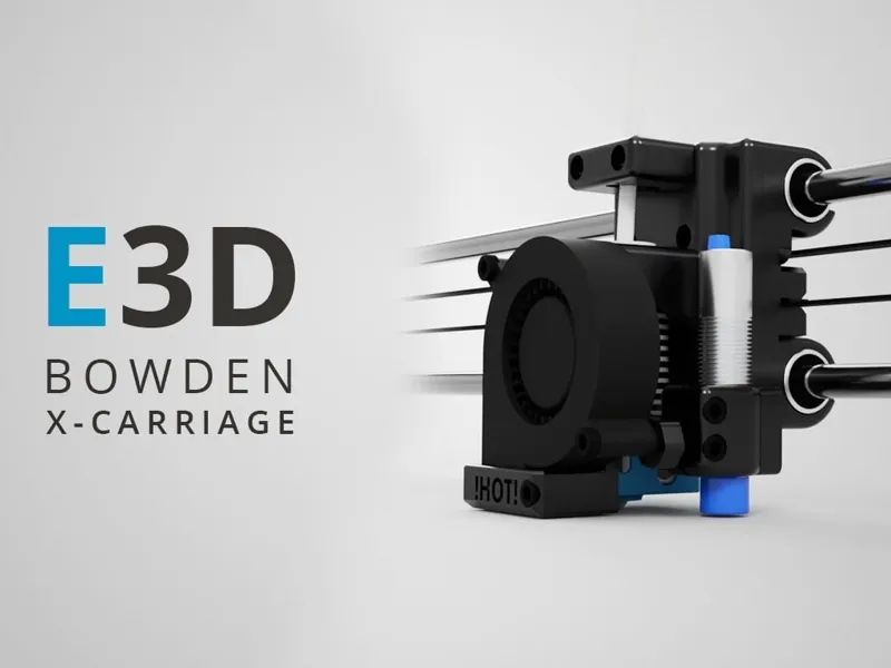 Bowden X-Carriage Mount for E3D V6