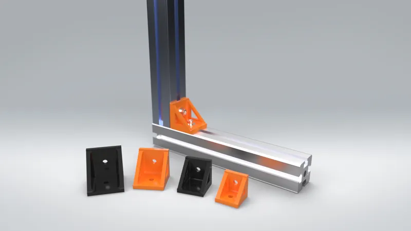 Corner Brackets for Profile Systems