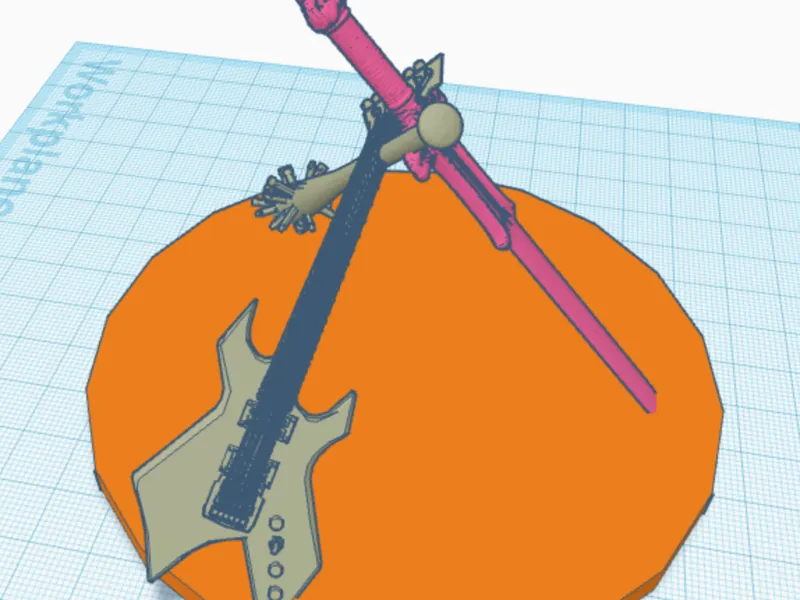 Stranger Things Bat, Guitar, and Sword 