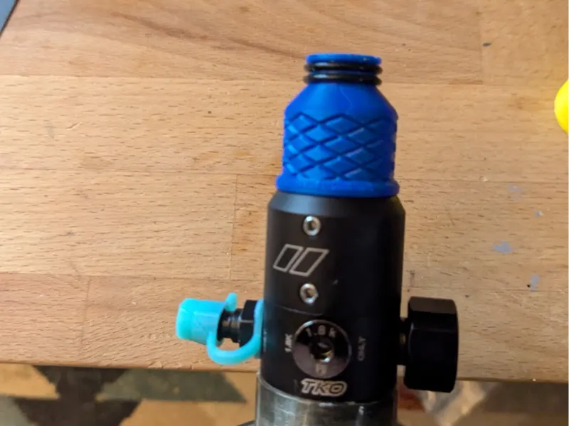 Paintball / Airsoft HPA or CO2 Regulator Tank Cap