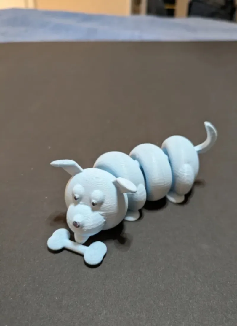 Flexible Pup with Bone