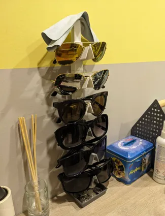 Glasses stand modular