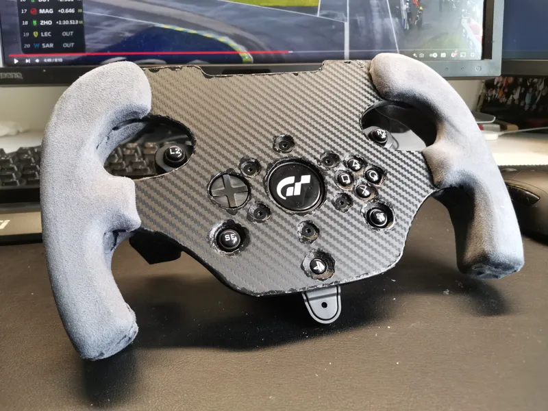 F1 SIMRACING steering wheel  + paddle shifters