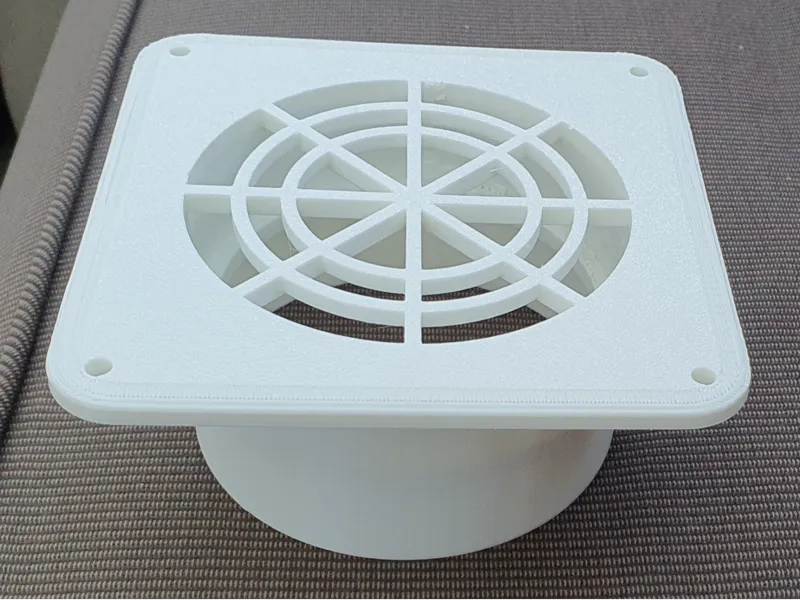 Vent outlet for 100mm pipe 