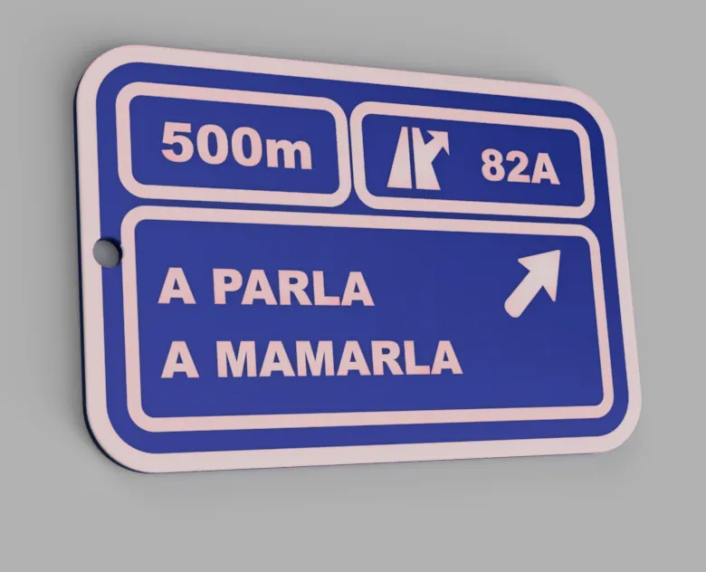 Llavero Cartel tráfico
