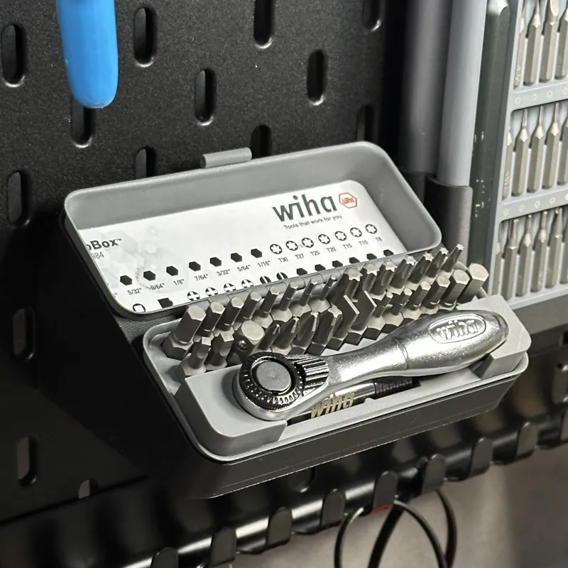 Wiha GoBox mini ratchet Skadis mount